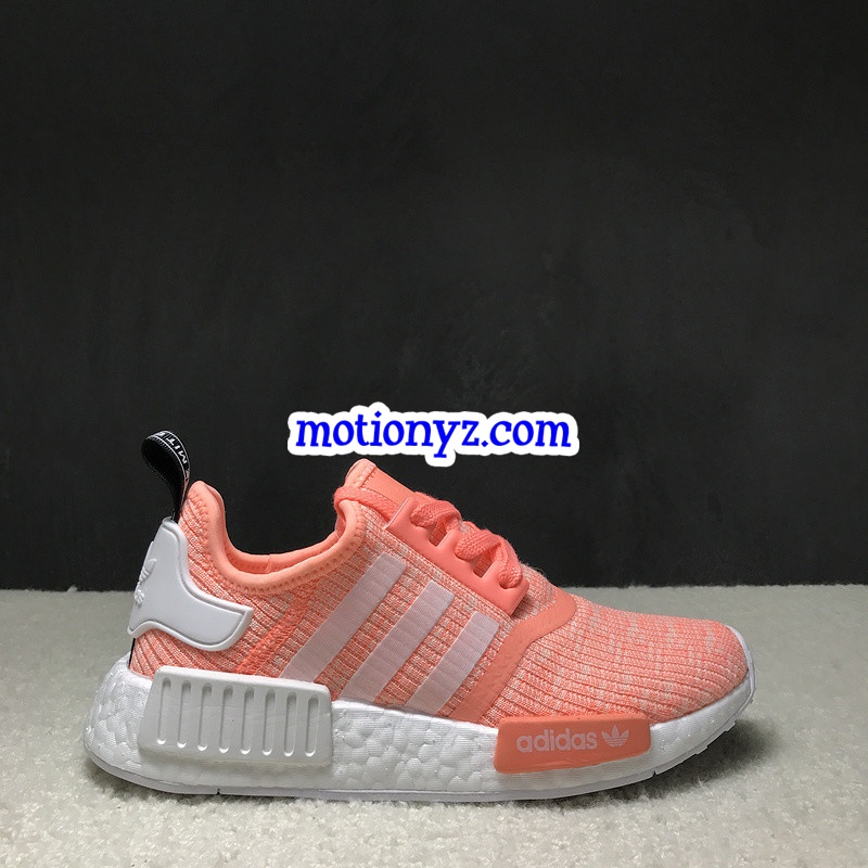 Real Boost Adidas NMD R1 Orange Pink